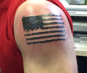 flag tattoo