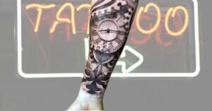 inner forearm tattoo