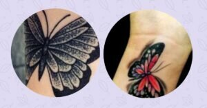 Simple Butterfly tattoo ideas 