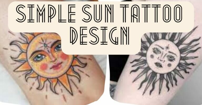 Simple Sun Tattoo Design Meaning