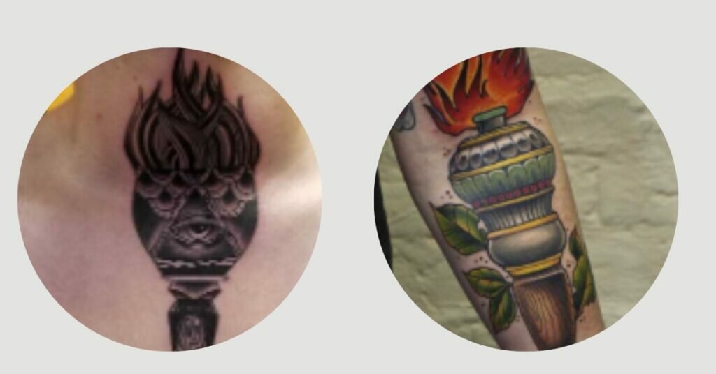 Torch TattooBlack Torch Tattoo And Its Meaning Tritattoo