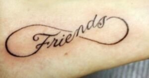 infinity friend tattoo