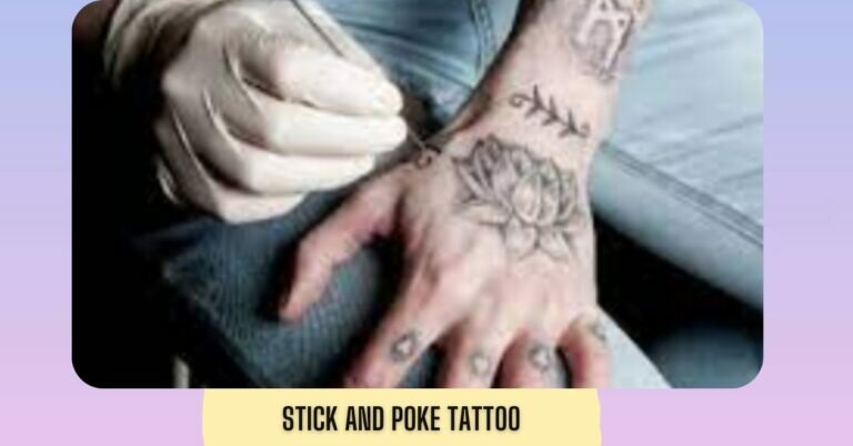 Stick And Poke Tattoo Infection,Symptoms,Treatment