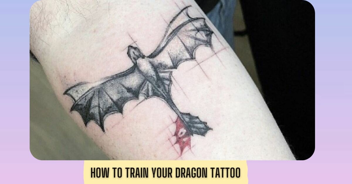 Night and Light Fury Tattoo: How To Train Your Dragon